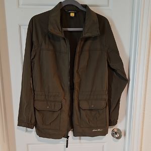 Eddie Bauer Olive Military Style Field Jacket